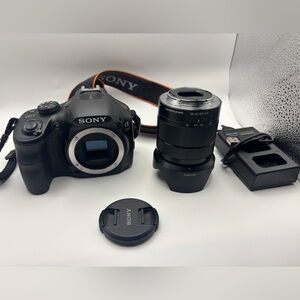 Sony Alpha A3000 Mirrorless Camera + 18-55mm OSS Lens Kit Tested Working